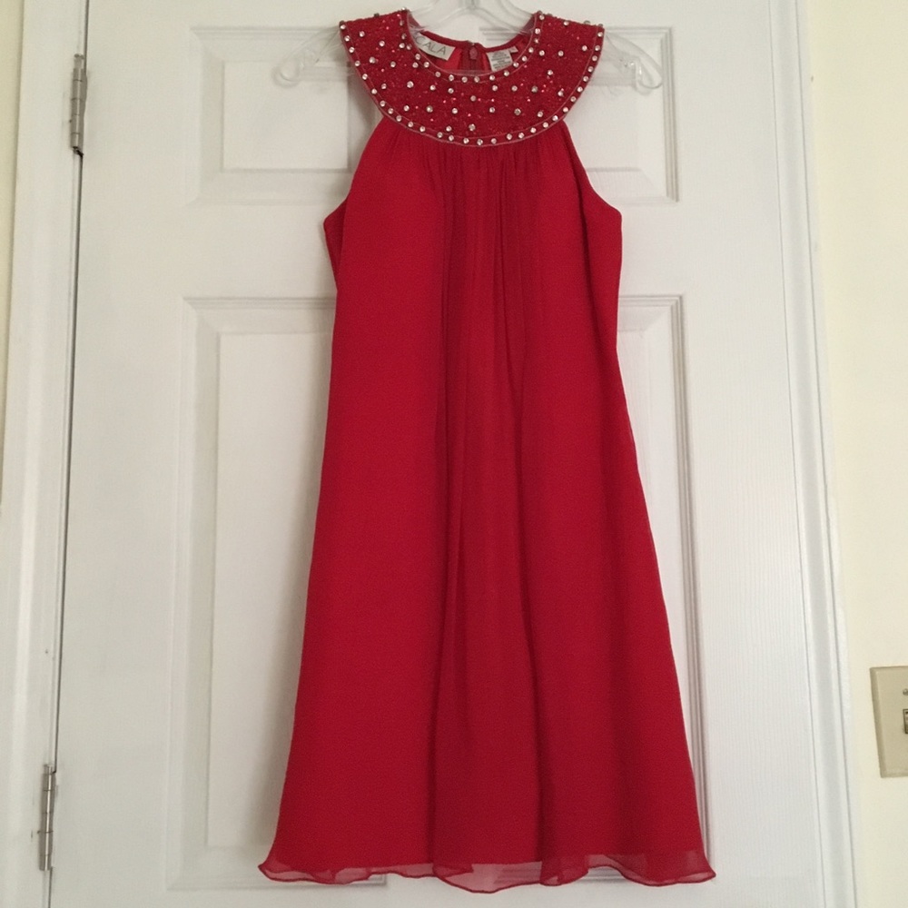 NWOT❤️SCALA RED DRESS SIZE 0 XS